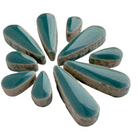 Gouttes de Céramiques Menthe Foncé