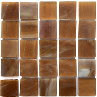 Glacier Tiffany Glass Mosaic 20mm Butterscotch