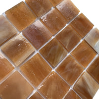 Glacier Tiffany Glass Mosaic 20mm Butterscotch
