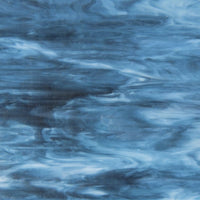 Glasplatte Blau Grau Streifig