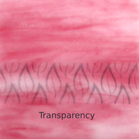 Glasplatte Rosa Streifig