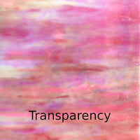 Glass Plate Pink Iridescent