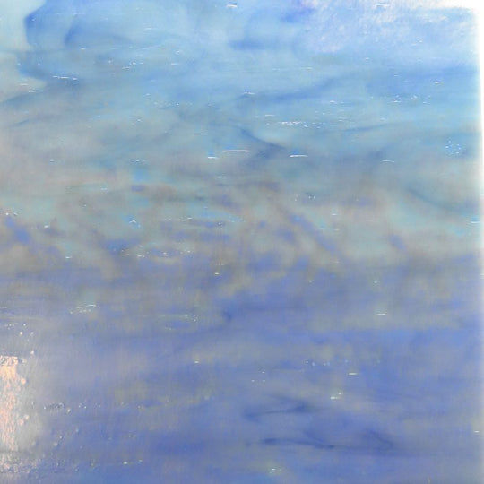 Glass Plate Heavens Blue