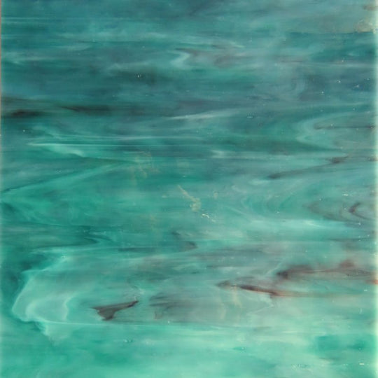Glass Plate Smokey Teal
