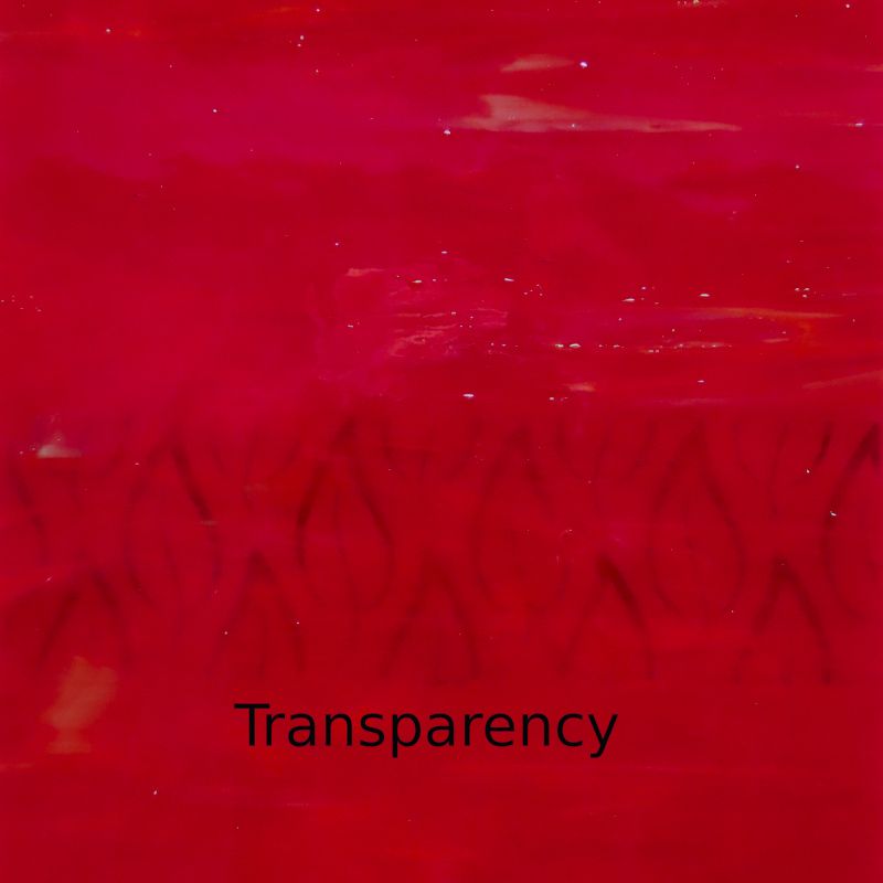 Glass Plate Red Lacquer