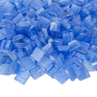 Glasmosaik Gold 10mm Juwelenblau