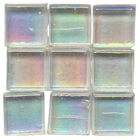 Pâtes De Verre Transparent 10mm Blanc Perlé