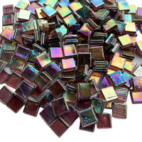 Pâtes De Verre Transparent 10mm Purpurite