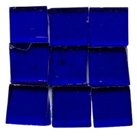 Glasmosaik Tiffany-Glas 10mm Cobalt