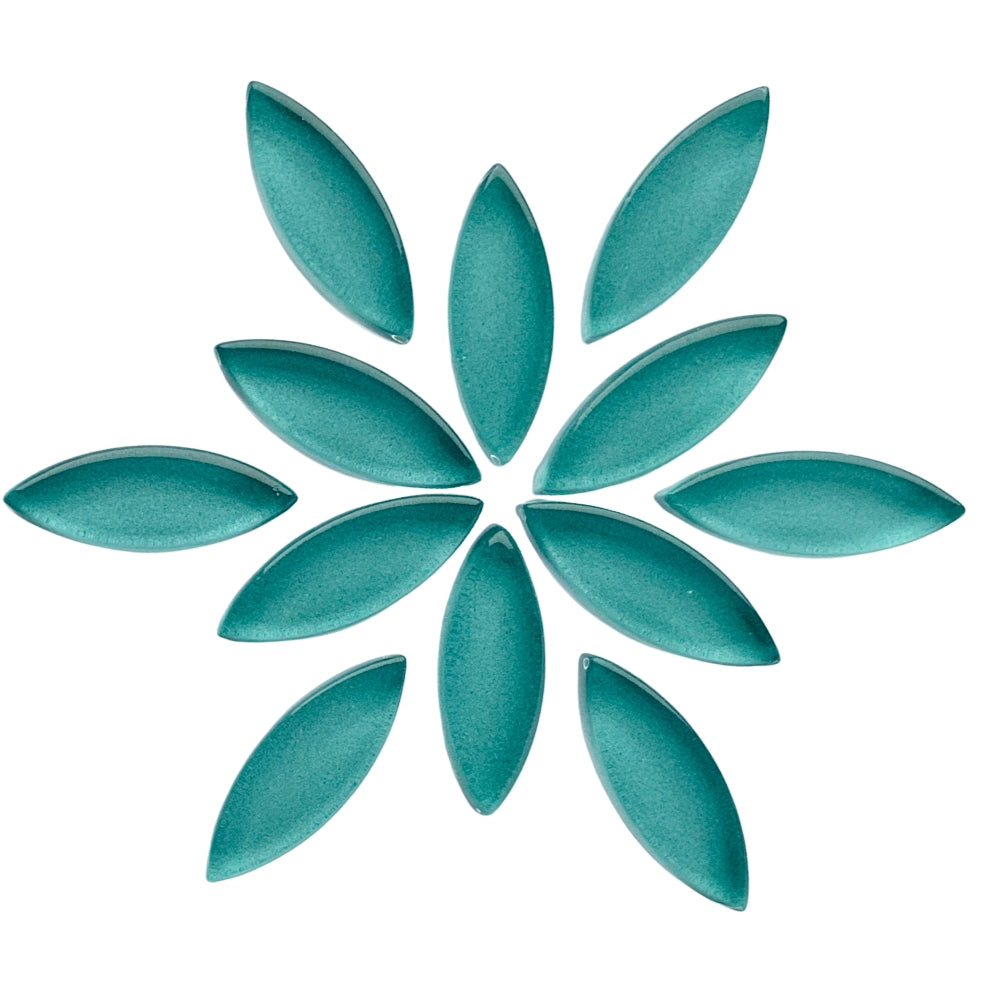 Small Petals Bright Aqua