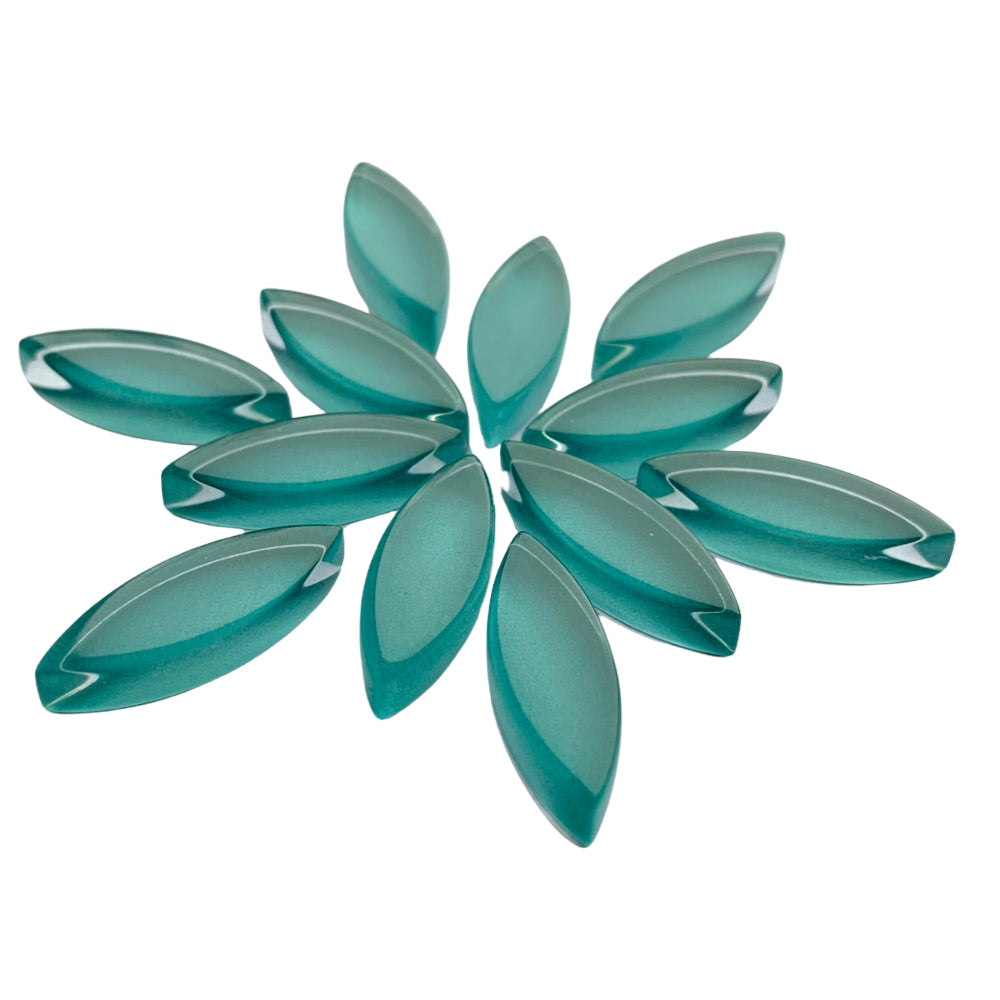 Small Petals Bright Aqua