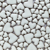 Charms Hearts White
