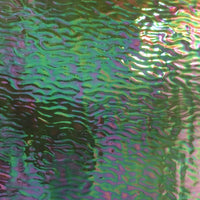 Glasplatte Tarnfarbe Wellig Irisierend