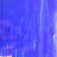 Plaque de Verre Bleu Intense Iridescent