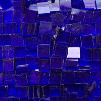 Glasmosaik Tiffany-Glas 10mm Cobalt