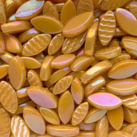 Petals Iridised Amber