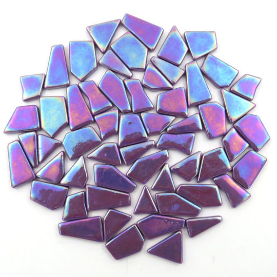 Ottoman Puzzle Irisé  Magenta