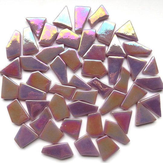 Ottoman Puzzle Irisé Lilas