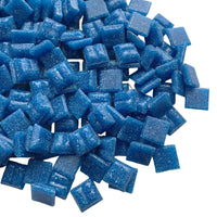 Verre Mosaique - glass mosaic -Glasmosaik-glasmozaïek-Glasmozaiek 10mm Donkerturkoois - mosaicshop