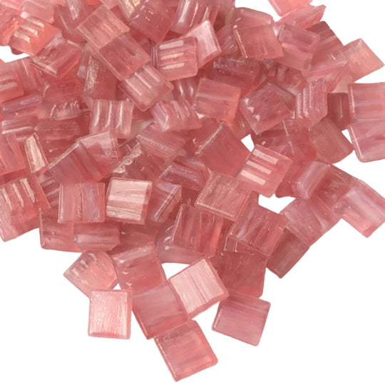 Glasmosaik Gold 10mm  Rosa
