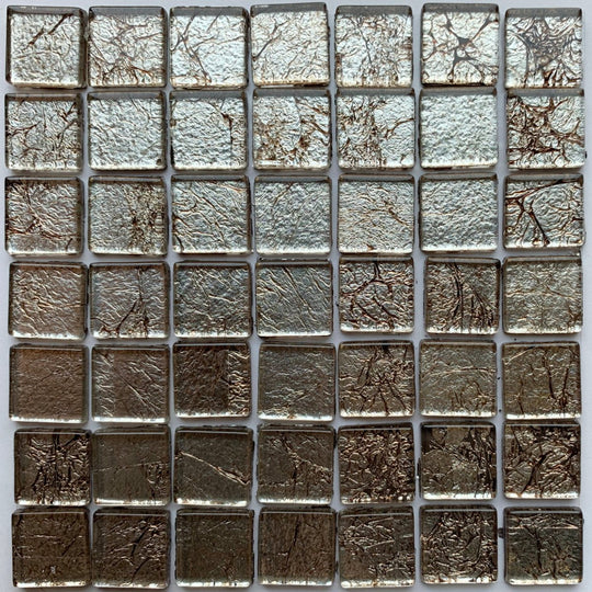 Pâtes de Verre Miroir Colorées 20mm  Poudre