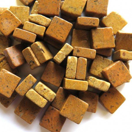 Marble 10x10mm  Jade Gold