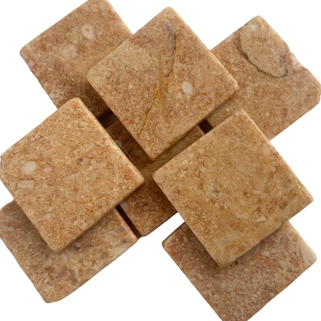 Verre Mosaique - glass mosaic -Glasmosaik-glasmozaïek-Marmer 20mm Rood - mosaicshop