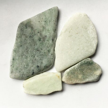 Verre Mosaique - glass mosaic -Glasmosaik-glasmozaïek-Marmer Polygoon Verde Luz - mosaicshop