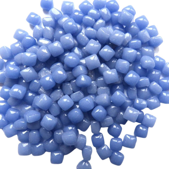 Micro Glass Cubes 4,8mm  Pale Blue