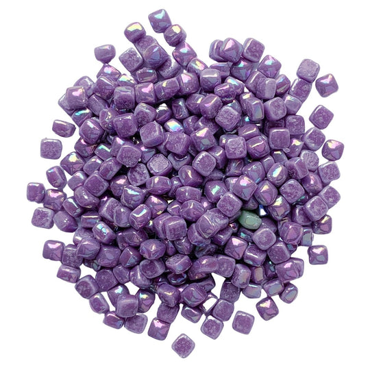 Micro Mosaique De Verre Nacrée 4,8mm Magenta