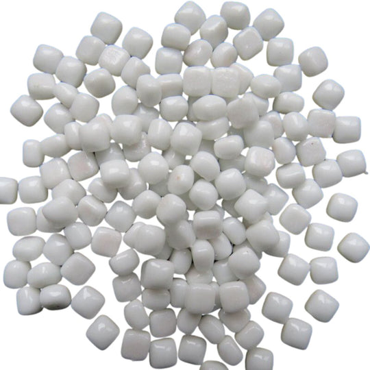 Micro Glass Cubes 4,8mm  White