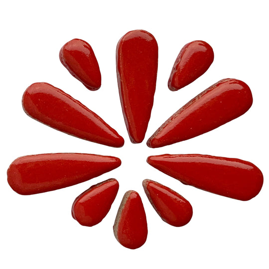 Mosaiksteinen Tropfen  Rot