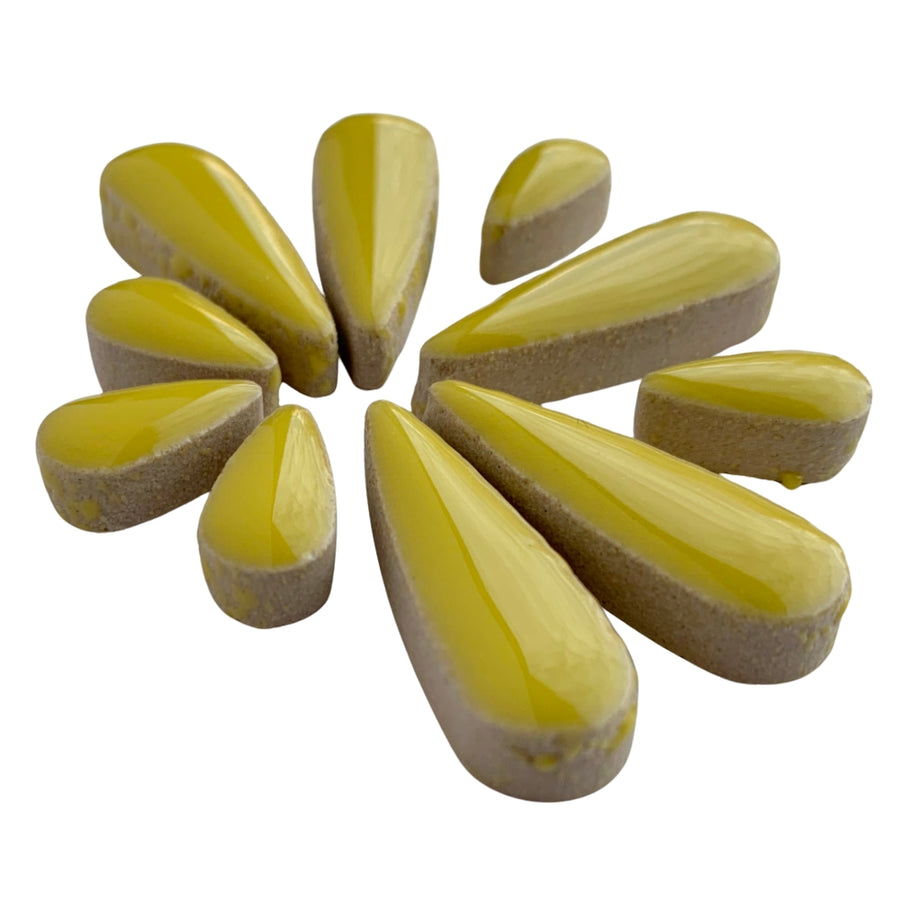 Ceramic Teardrops  Lemon