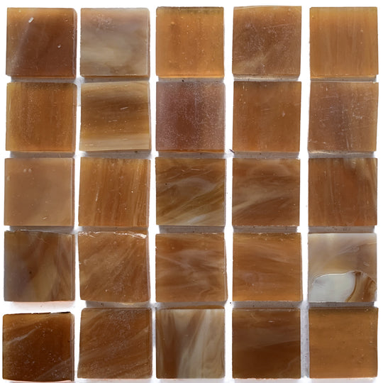 Glacier Tiffany Glass Mosaic 20mm  Butterscotch