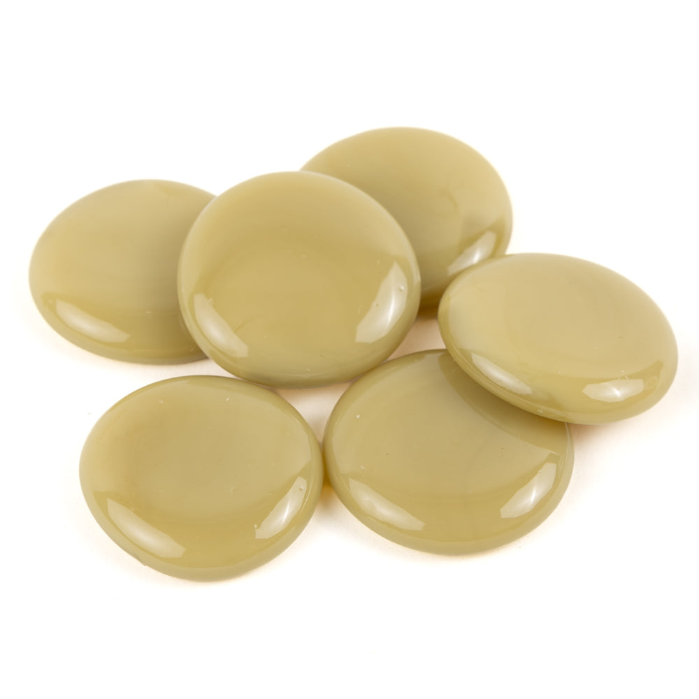 Billes de Verre XL 30-36mm  Crème