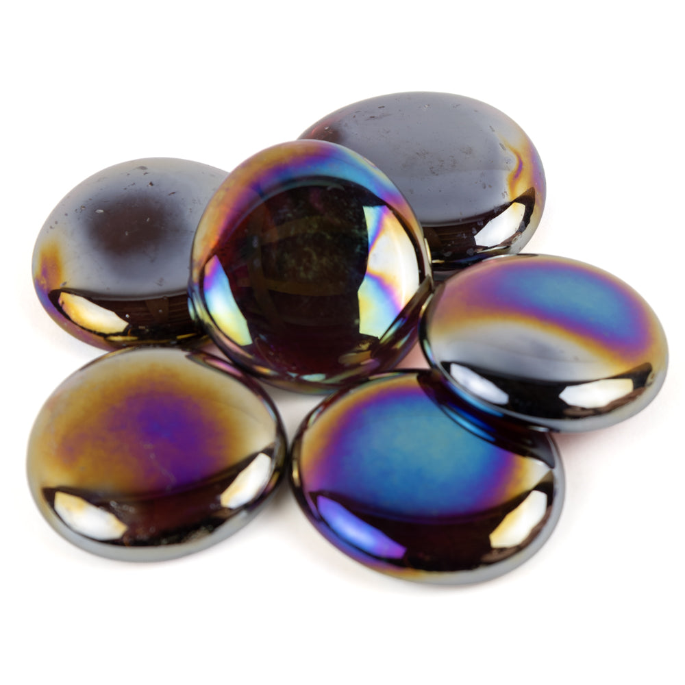 Glass Nuggets XL 30-36mm  Grape Diamond