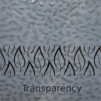 Glass Plate Grey Ripple