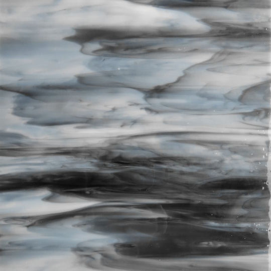 Glass Plate Moody Grey Swirl