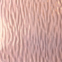 Plaque de Verre Rose Vagues Douces