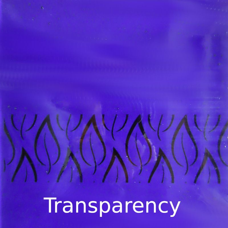 Glasplatte Violett Indigo