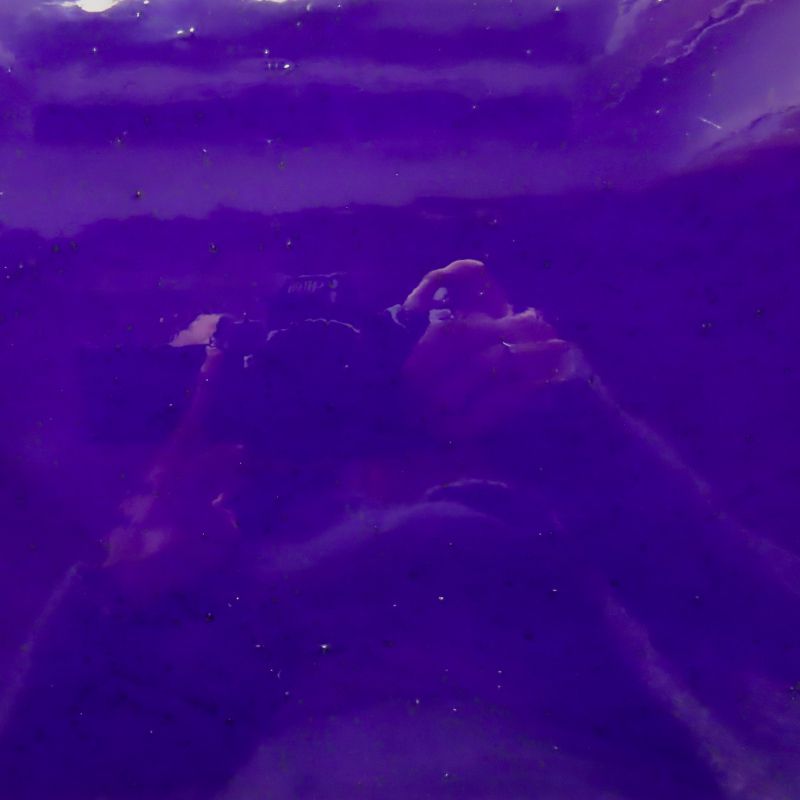 Glass Plate Deep Grape 