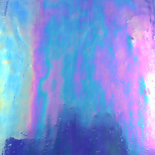 Glasplatte Intensivblau Irisiert