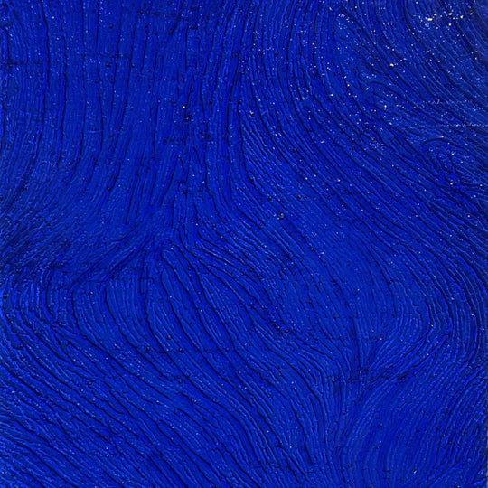 Glasplatte Kobalt Gewellt