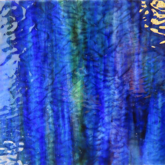 Glasplatte Marineblau Sanfte Wellen