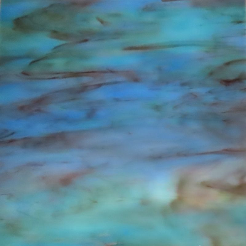 Glass Plate Azores Marble Iridised