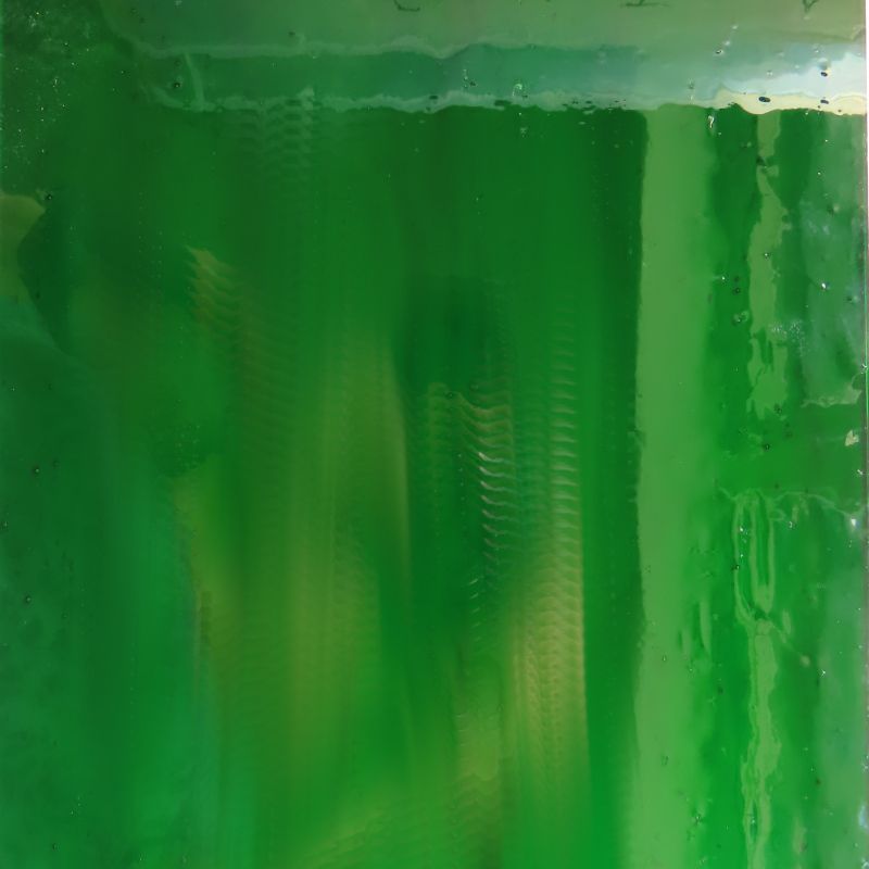 Plaque de Verre Emeraude Profonde