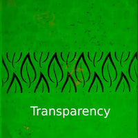 Glass Plate Leaf Green
