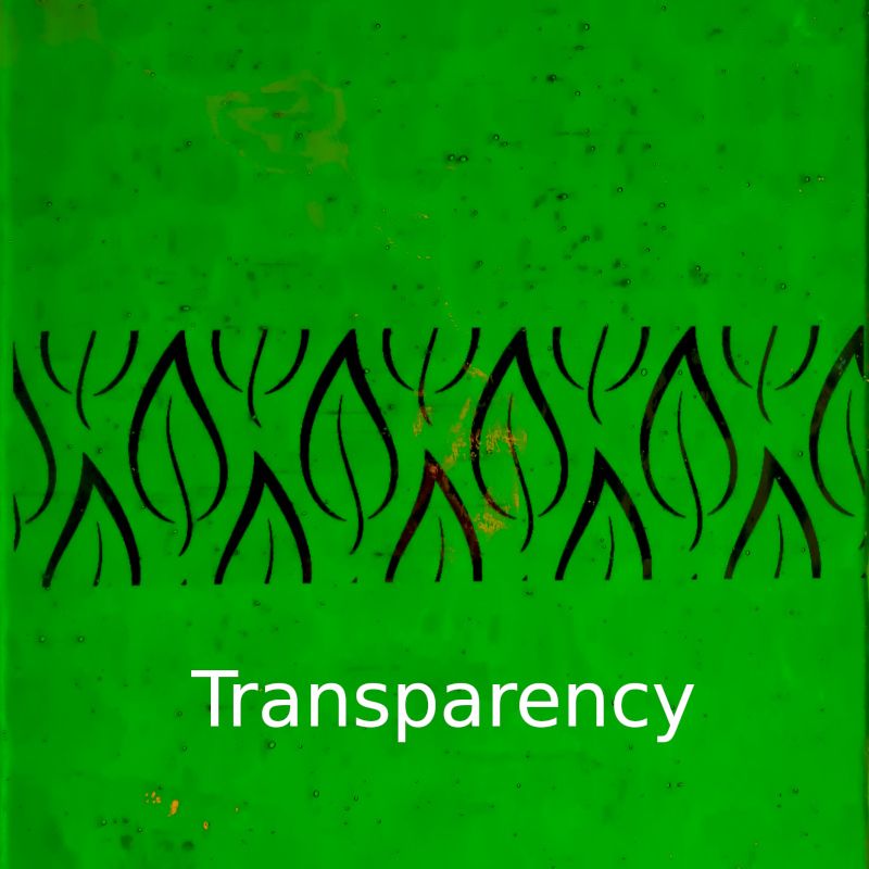 Glass Plate Leaf Green