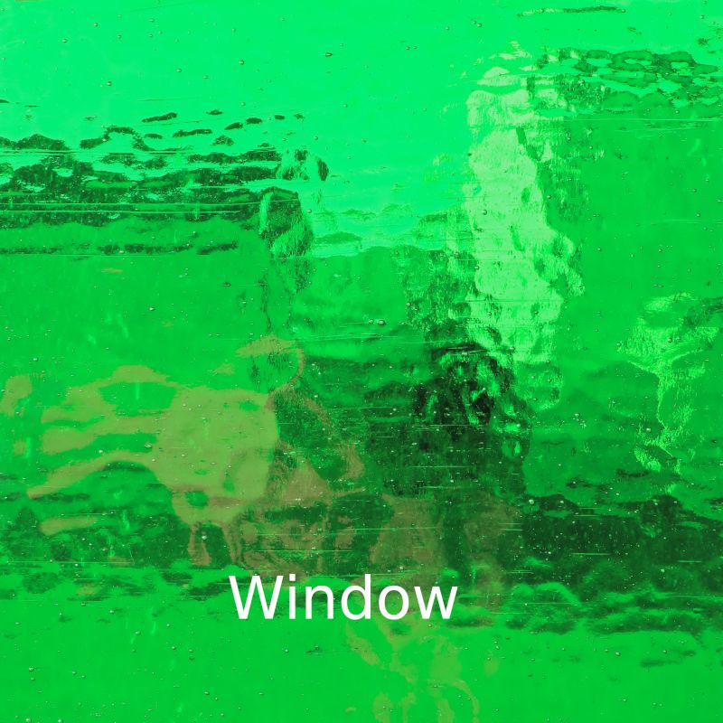 Glass Plate Leaf Green