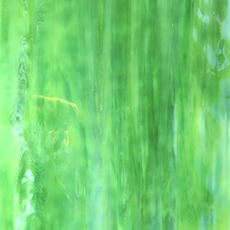 Plaque de Verre Vert Citron Moucheté